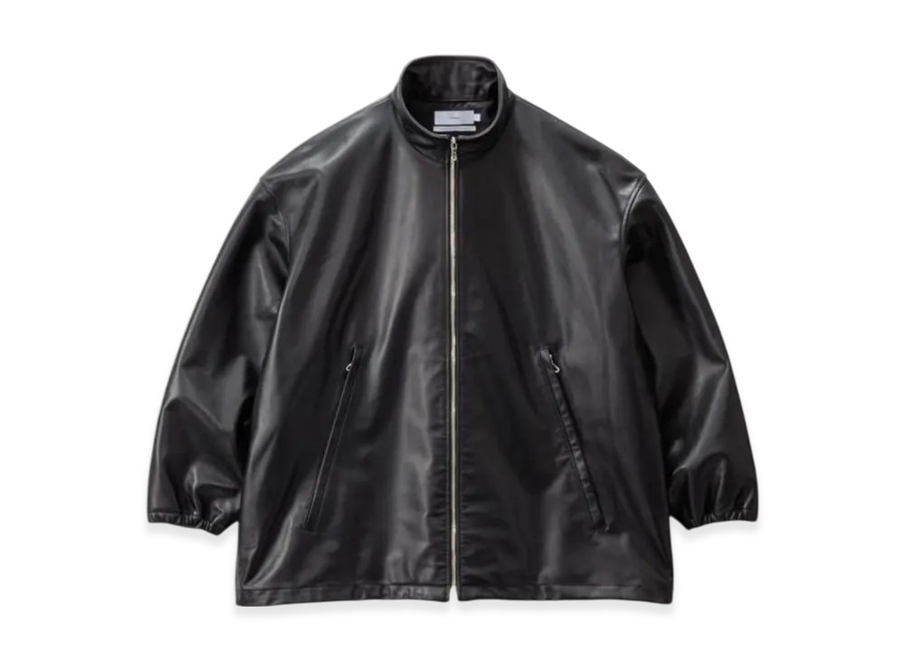 Graphpaper Sheep Leather Track Blouson "Black"