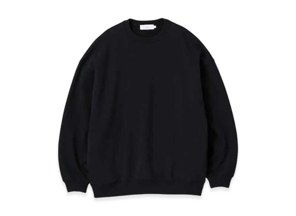 Graphpaper Azuma Terry Crew Neck Sweat "Black"