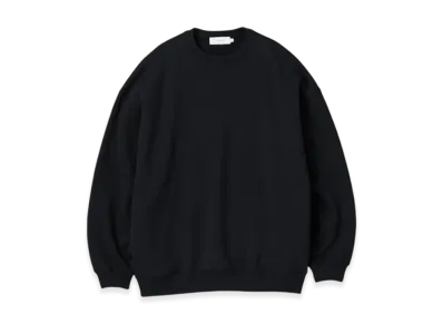 Graphpaper Azuma Terry Crew Neck Sweat "Black"
