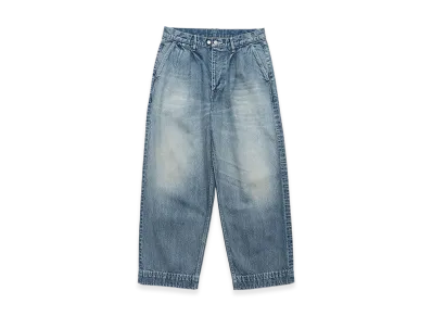 Graphpaper x N.HOOLYWOOD Two Tuck Tapered Pants "Blue"