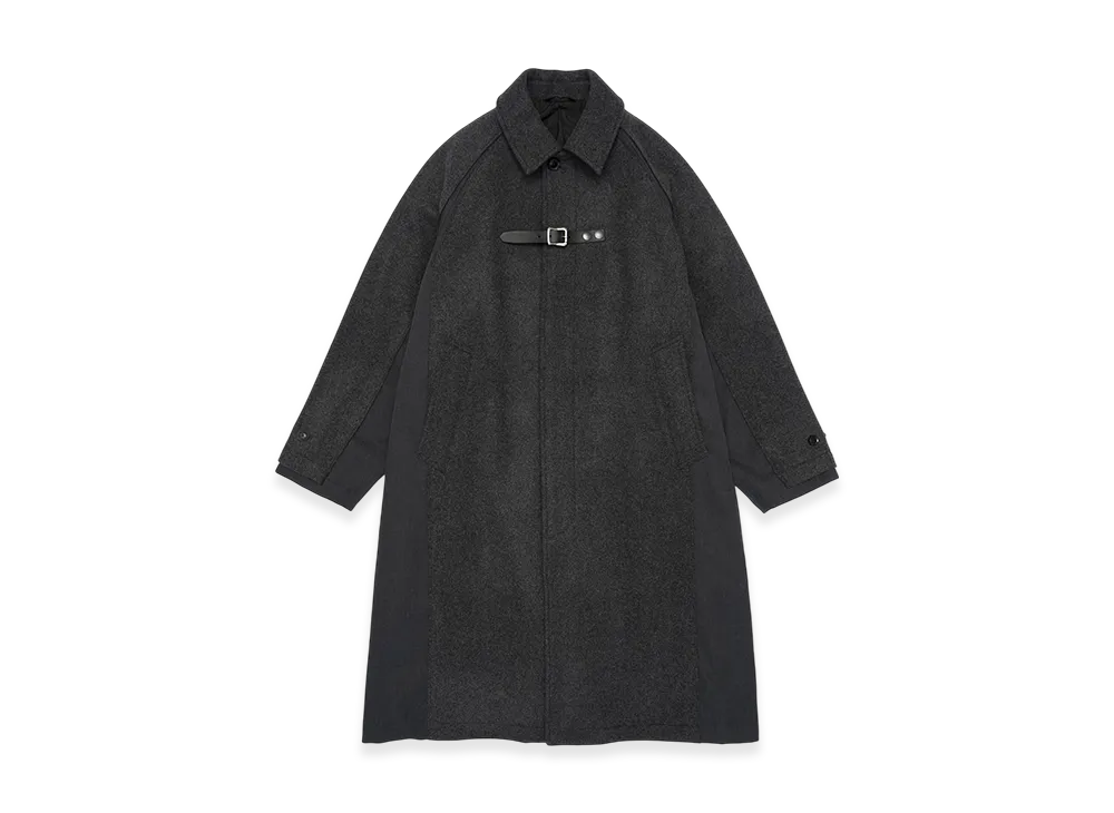 Graphpaper x YOKE Connected Bal Collar Coat "Charcoal Gray"