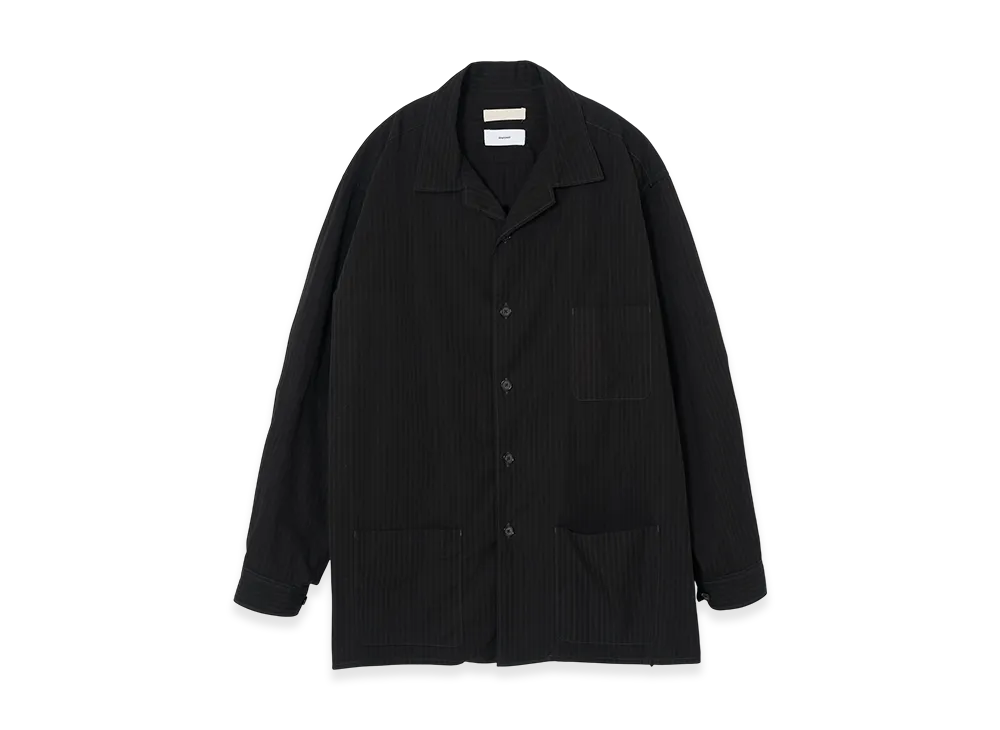 Graphpaper x YOKE Cotton Stripe Shirt Jacket "Black"