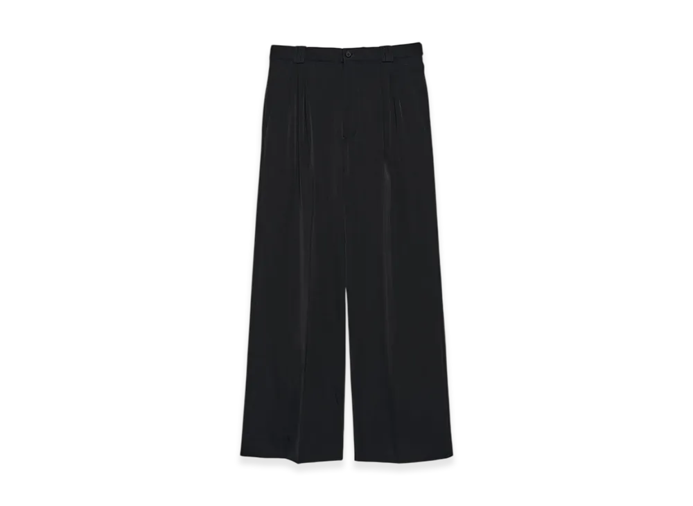 Graphpaper x YOKE 3Pleated Wide Trousers "Black"