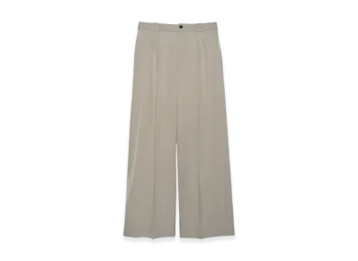 Graphpaper x YOKE 3Pleated Wide Trousers "Grege"