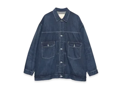 Graphpaper minus Recycled Cotton Denim Jacket "Dark Fade"