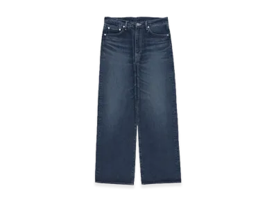Graphpaper minus Recycled Cotton Denim Five Pocket Wide Straight Pants "Dark Fade"