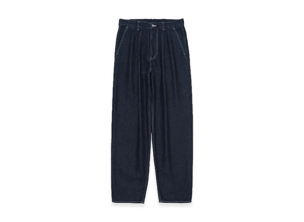 Graphpaper minus Recycled Cotton Denim Two Tuck Tapered Pants "Rinse"