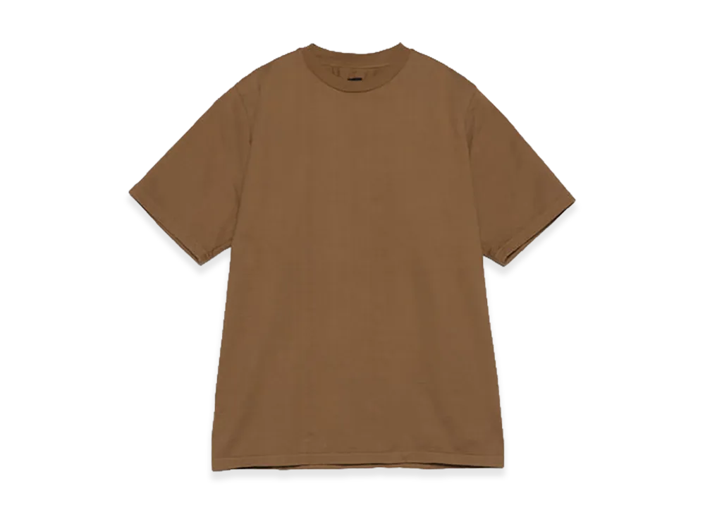 Graphpaper minus Botanical Dyed S/S Tee "Brown"