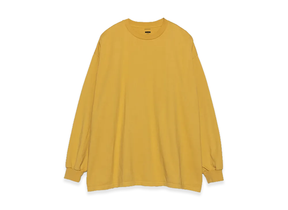 Graphpaper minus Botanical Dyed L/S Tee "Ochre"