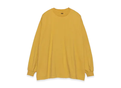 Graphpaper minus Botanical Dyed L/S Tee "Ochre"