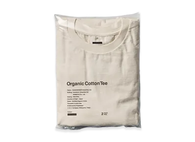 Graphpaper minus Organic Cotton 2-Pack S/S Tee "Natural"