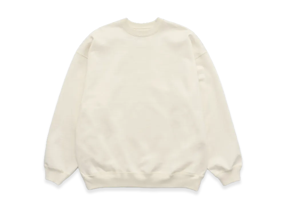 Graphpaper minus Organic Cotton Terry Crew Neck Sweat "Natural"