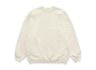 Graphpaper minus Organic Cotton Terry Crew Neck Sweat "Natural"