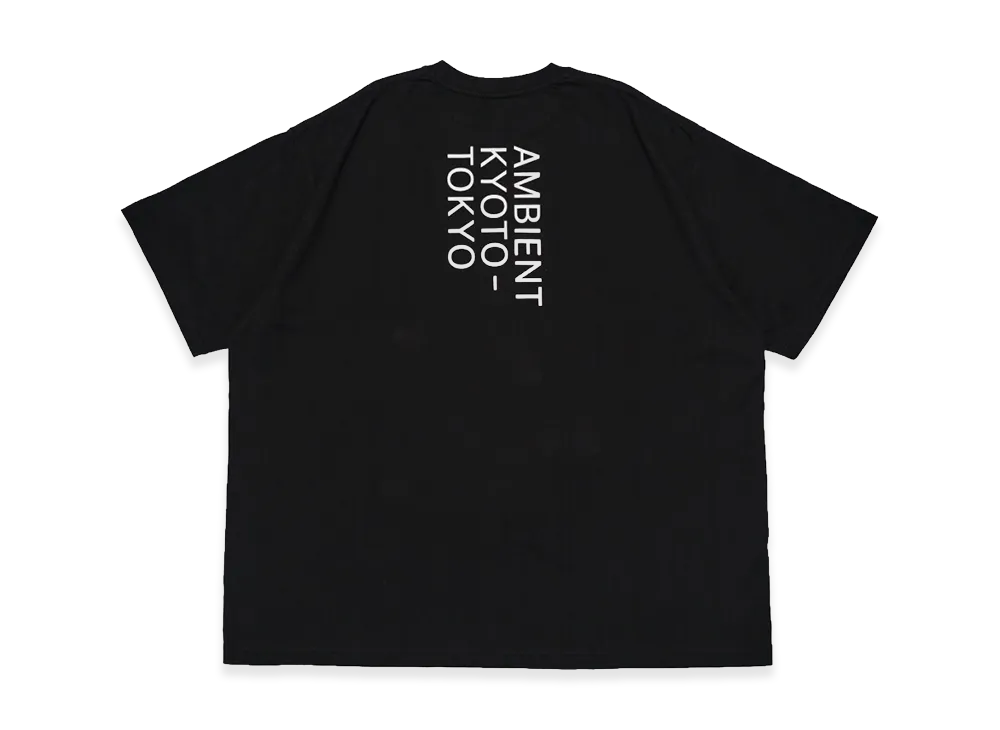 Graphpaper x AMBIENT KYOTO-TOKYO S/S Crew Neck Tee "Black"