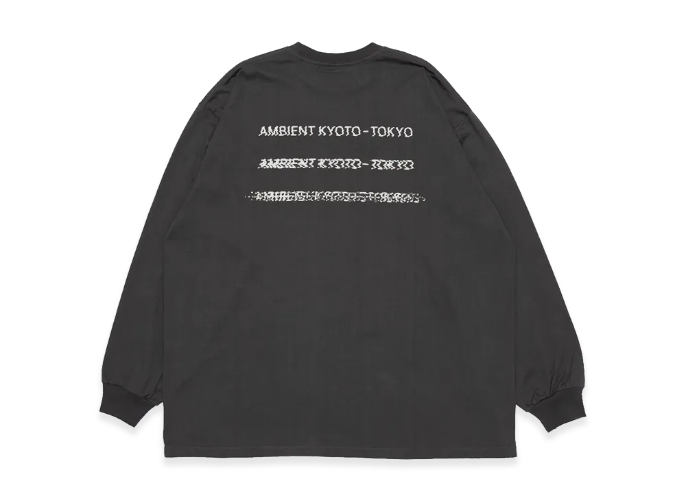 Graphpaper x AMBIENT KYOTO-TOKYO L/S Crew Neck Tee "Gray"