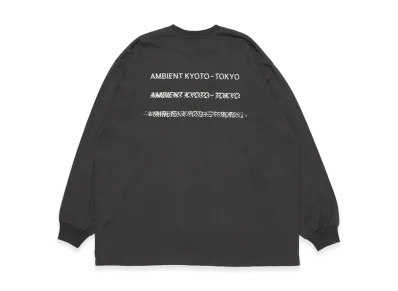 Graphpaper x AMBIENT KYOTO-TOKYO L/S Crew Neck Tee "Gray"