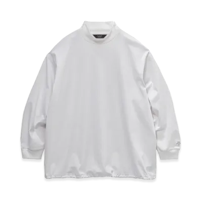 Graphpaper x DESCENTE L/S Mock Neck Tee "White"