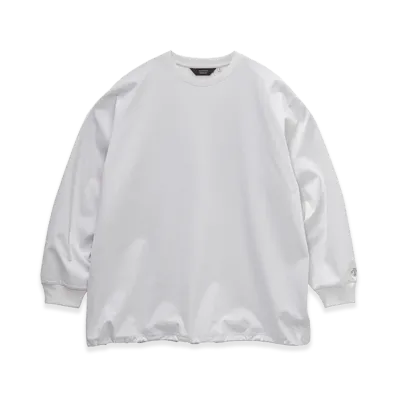 Graphpaper x DESCENTE L/S Oversized Crew Neck Tee "White"
