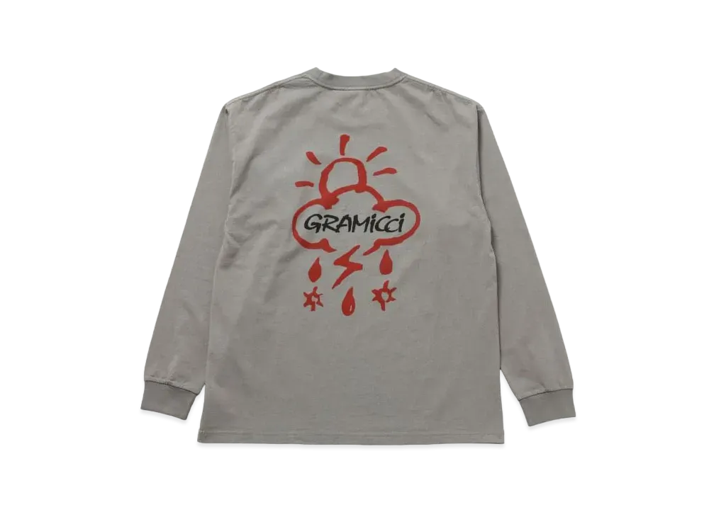GRAMICCI x ALWATH Original Graphic Logo L/S Tee "Grey"