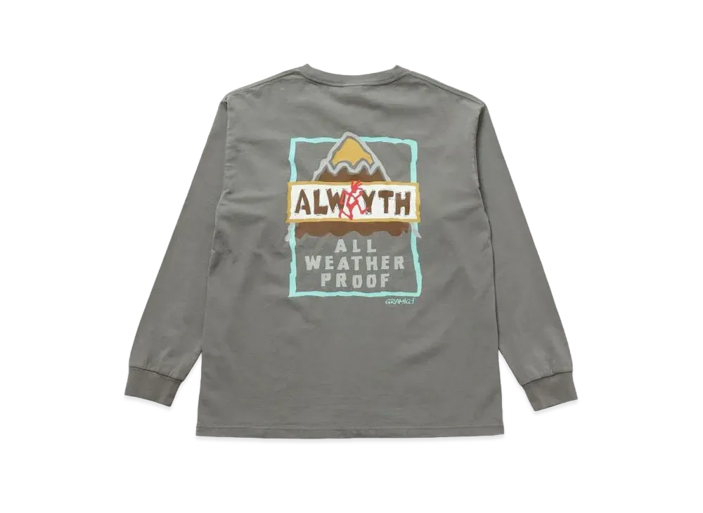 GRAMICCI x ALWATH Original Graphic L/S Tee "Grey"