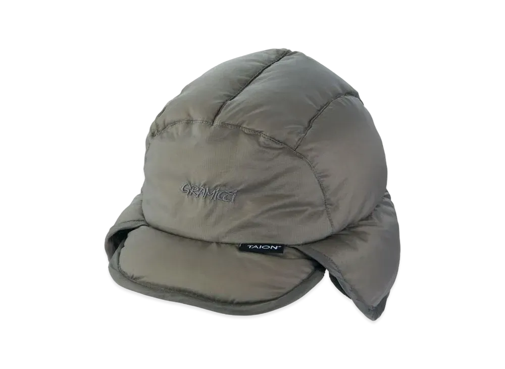 GRAMICCI x TAION Down Mountain Cap "Stone Grey"