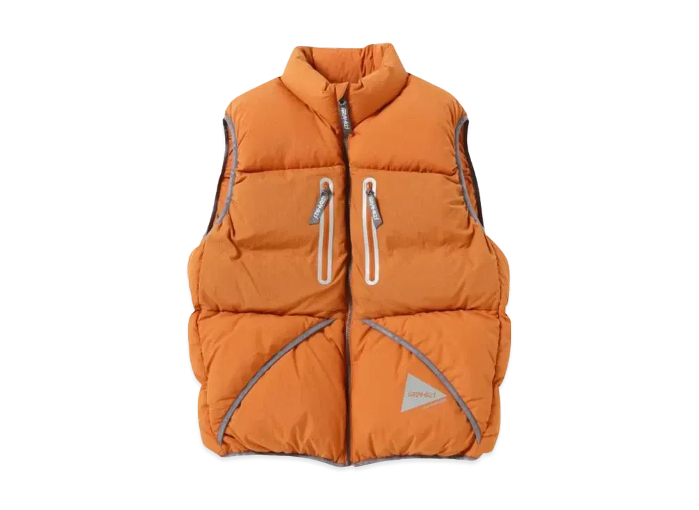 GRAMICCI x and wander Down Vest (Women's) "Orange"