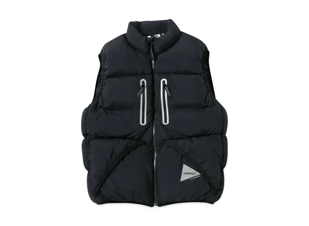 GRAMICCI x and wander Down Vest (Women's) "Black"