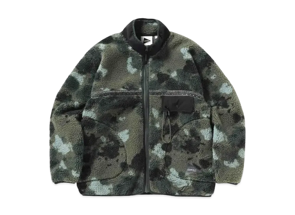 GRAMICCI x and wander JQ Tape Fleece Jacket (Men's) "Camo"