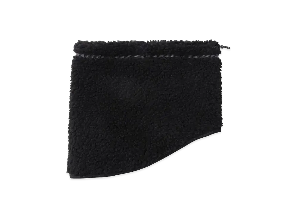 GRAMICCI x and wander JQ Tape Fleece Neck Warmer "Black"
