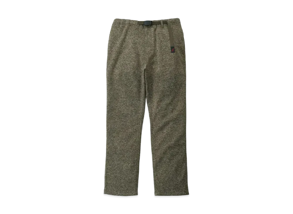 GRAMICCI Bonding Knit Fleece NN-Pant Cropped "Heather Olive"