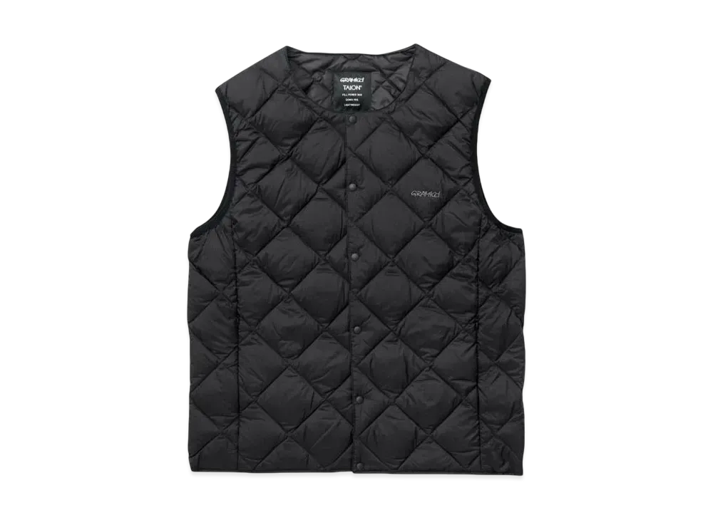 GRAMICCI x TAION Inner Down Vest "Black"