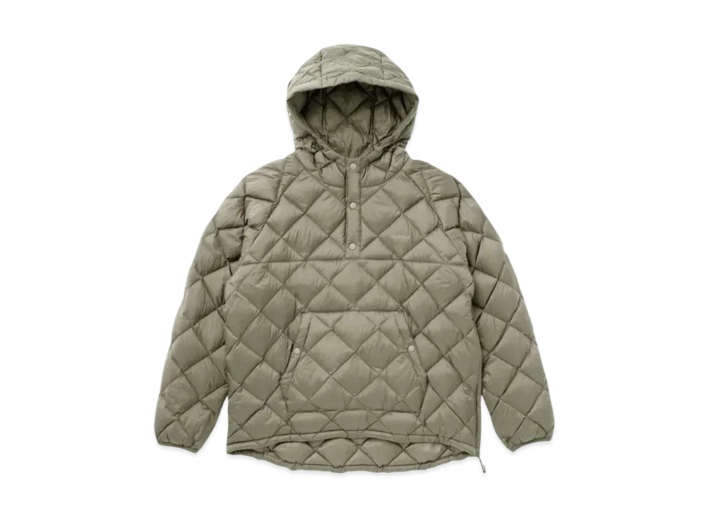 GRAMICCI x TAION Down Pullover Jacket "Stone Grey"