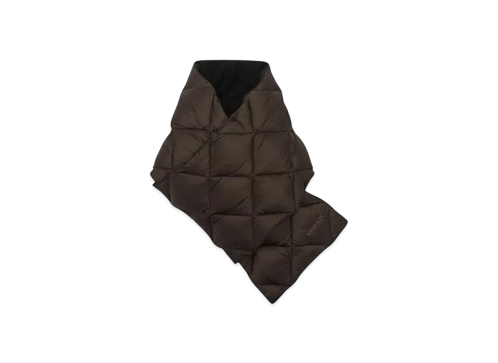 GRAMICCI x TAION Down Scarf "Dark Brown"