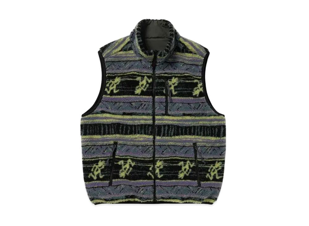 GRAMICCI x thisisneverthat Reversible Fleece Vest "Multi"