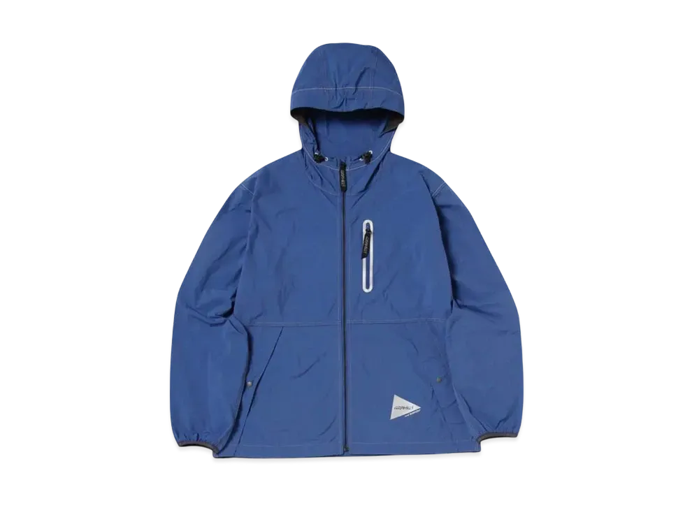 GRAMICCI x and wander Brushed Nylon Jacket "Blue"