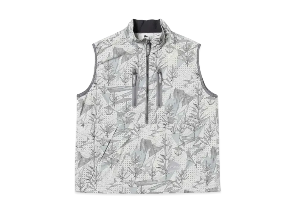 GRAMICCI x and wander Brushed Nylon Vest "Yosemite Grey"