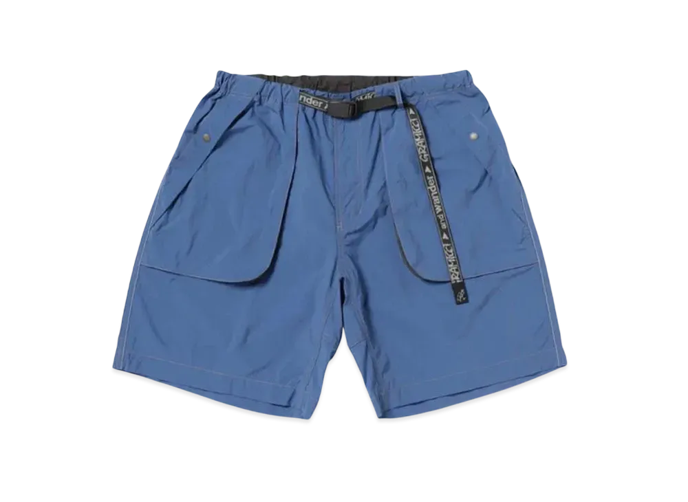 GRAMICCI x and wander Brushed Nylon Short "Blue"
