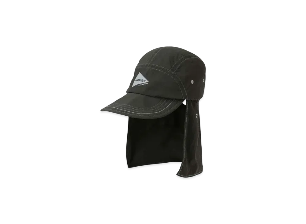 GRAMICCI x and wander Brushed Nylon Sunshade Cap "Charcoal"