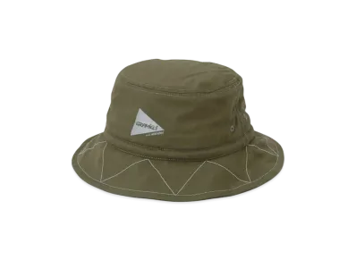 GRAMICCI x and wander Zigzag Stitch Hat "Khaki"