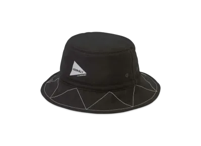 GRAMICCI x and wander Zigzag Stitch Hat "Black"