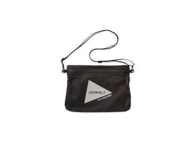GRAMICCI x and wander Nylon Sacoche "Black"