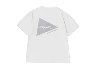GRAMICCI x and wander Backprint Tee "White"