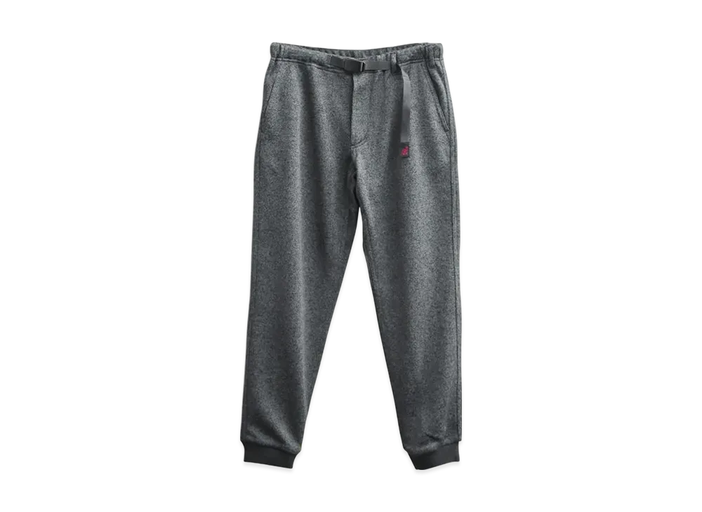 GRAMICCI Bonded Knit Fleece Narrow Rib Pants "Heather Charcoal"