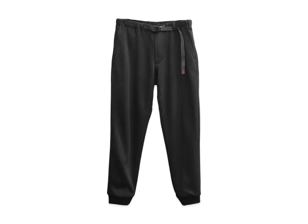 GRAMICCI Bonded Knit Fleece Narrow Rib Pants "Black"