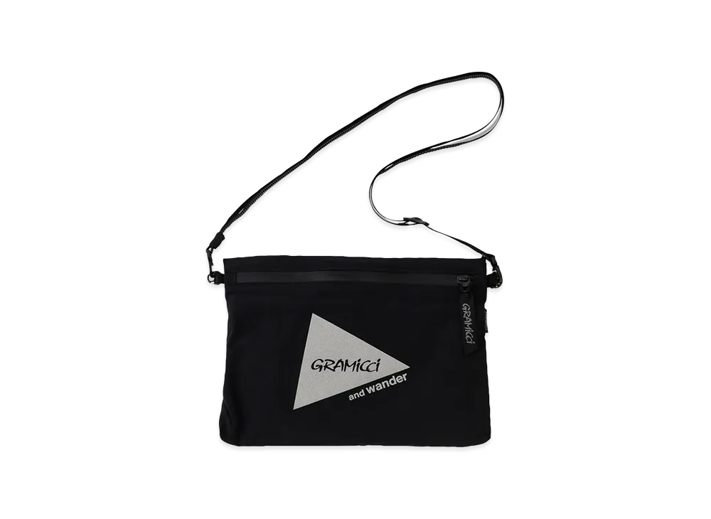 GRAMICCI x and wander Nylon Sacoche "Black"