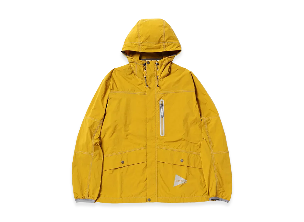 GRAMICCI x and wander Brushed Nylon Jacket "Yellow"