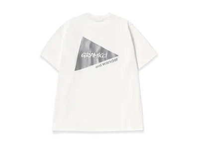 GRAMICCI x and wander Backprint S/S Tee "White"
