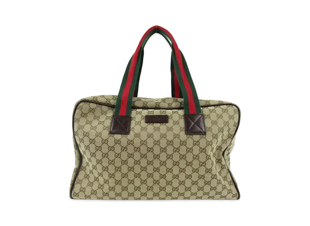 GUCCI GG Canvas Boston Bag "Beige"