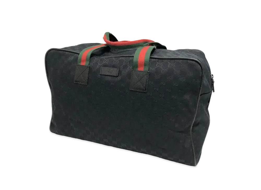 GUCCI GG Canvas Boston Bag "Black"