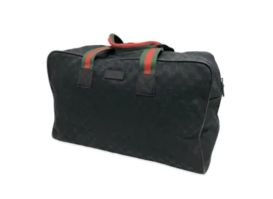 GUCCI GG Canvas Boston Bag "Black"